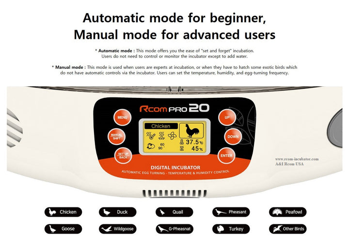 REFURBISHED Pro 20 Incubator