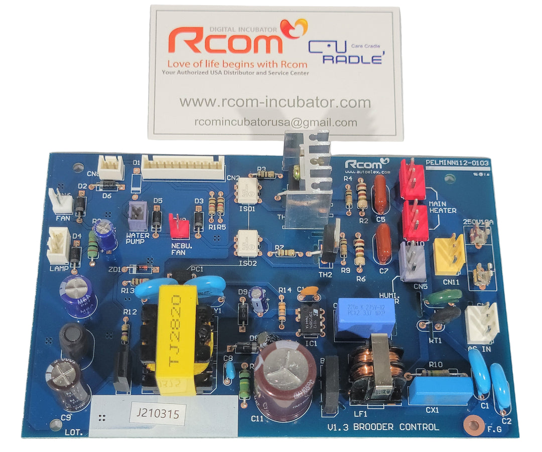 Pet and Bird Brooder Secondary Control PCB Ver. 1.3
