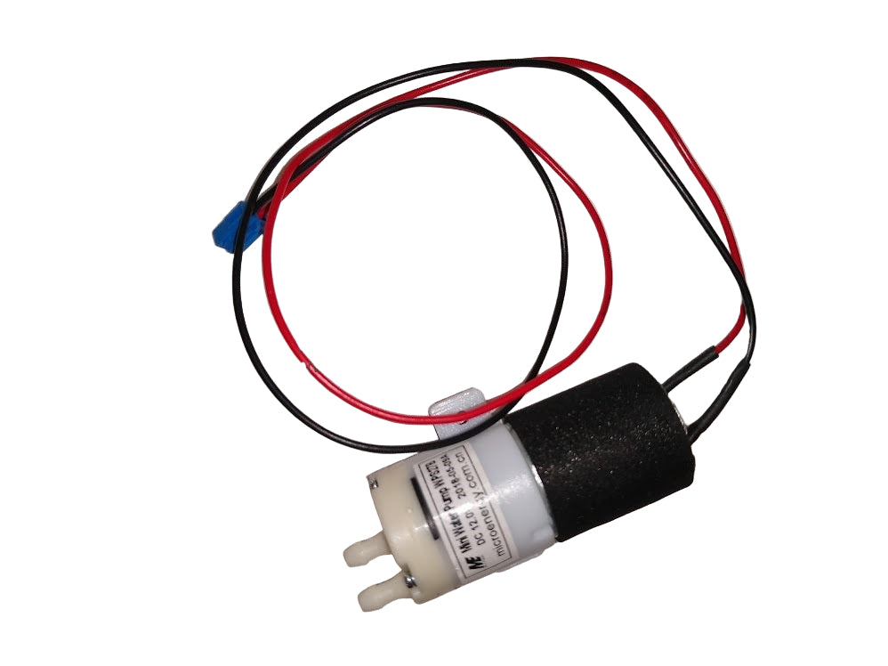 An Rcom Curadle Brooder ICU Unit Water Pump with wires attached to it.
