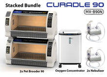 Load image into Gallery viewer, Stacked Bundle - 2x Pet Brooder 90 + Oxygen Concentrator + 2x Nebulizer