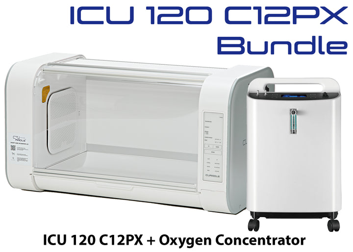 ICU 120 Bundle - Curadle ICU 120 C12PX with IP Camera with Oxygen Concentrator