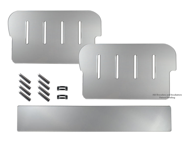 Divider Kit for Brooder 90 - 2 dividers and front guard with mounting kit - PREORDER ONLY
