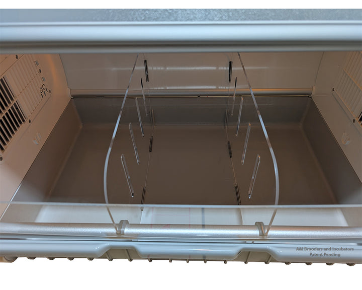 Divider Kit for Brooder 90 - 2 dividers and front guard with mounting kit - PREORDER ONLY