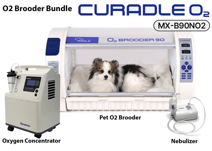 Oxygen Brooder Bundle - Pet O2 Brooder + Oxygen Concentrator + Nebulizer