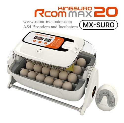 King Suro 20 Automatic Incubator – Rcom Incubators USA