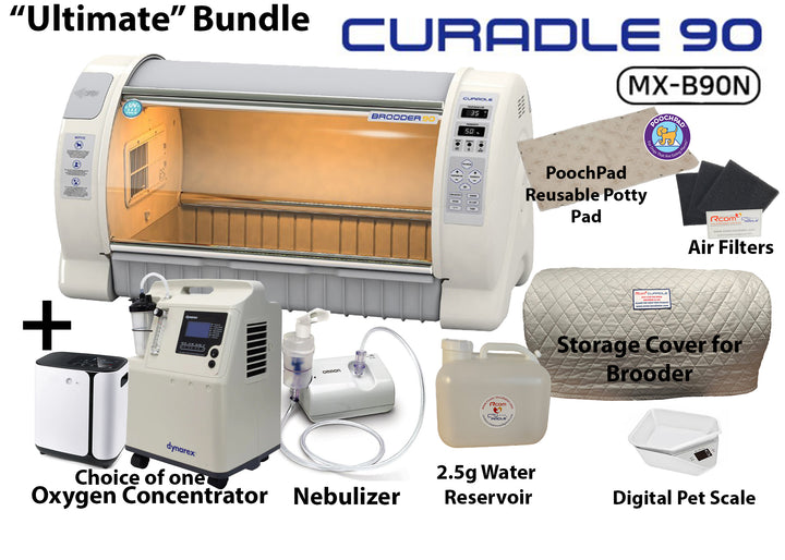 Ultimate Bundle - Curadle Brooder 90 + Oxygen Concentrator + Nebulizer + Extras