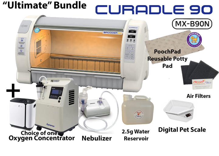 Ultimate Bundle - Curadle Brooder 90 + Oxygen Concentrator + Nebulizer + Extras