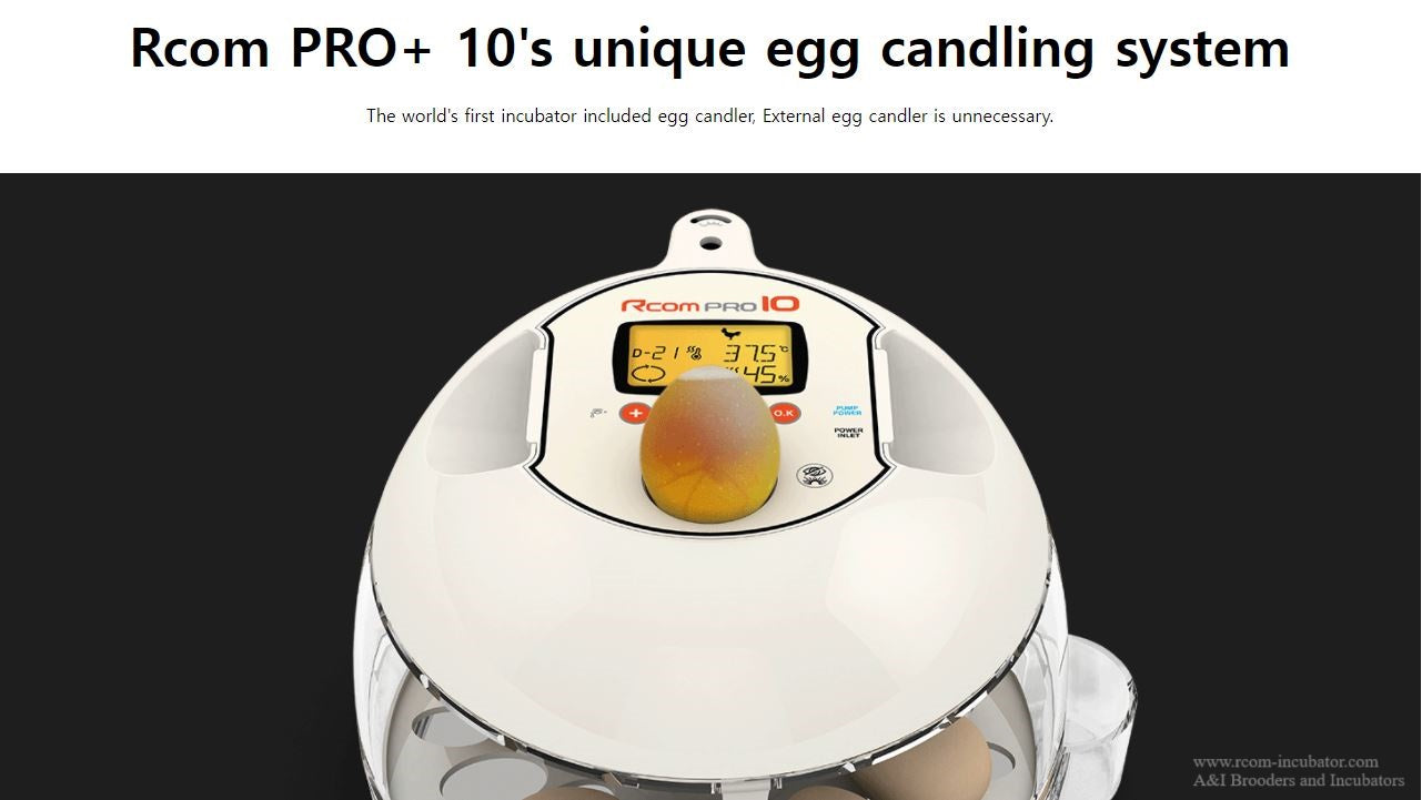Pro 10 Plus (Fully Automatic) – Rcom Incubators USA