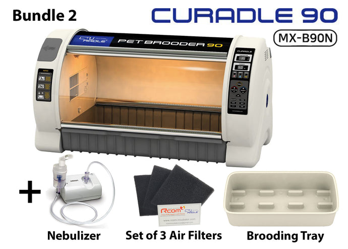 Bundle 2 - Pet Brooder 90 + Nebulizer + Air Filters + Brooding Tray