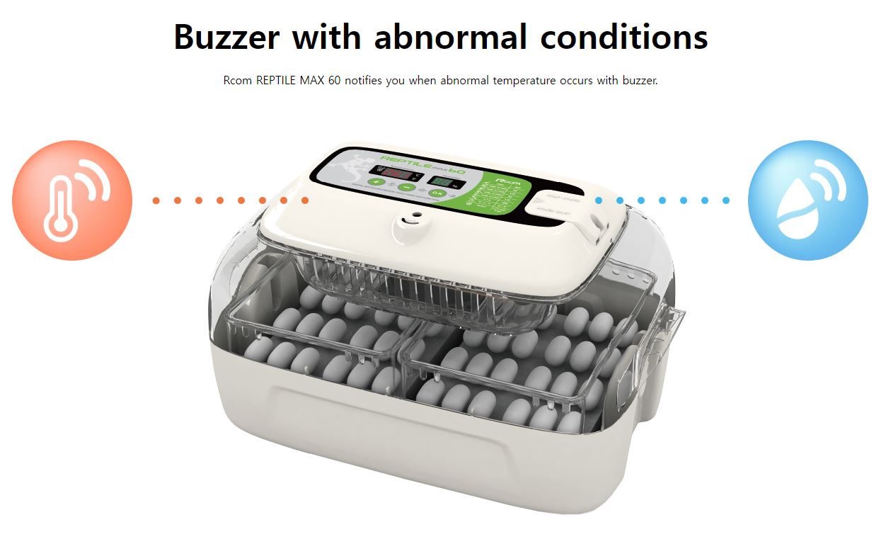 MX R 60 Juragon Reptile Incubator – Rcom Incubators USA