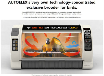 Bird Brooder Large Avian Curadle ICU MX BL 500 N – Rcom Incubators USA