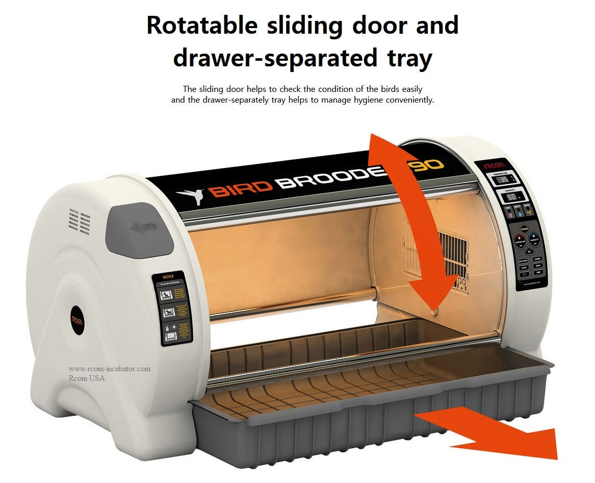 Bird Brooder Large Avian Curadle ICU MX BL 500 N – Rcom Incubators USA