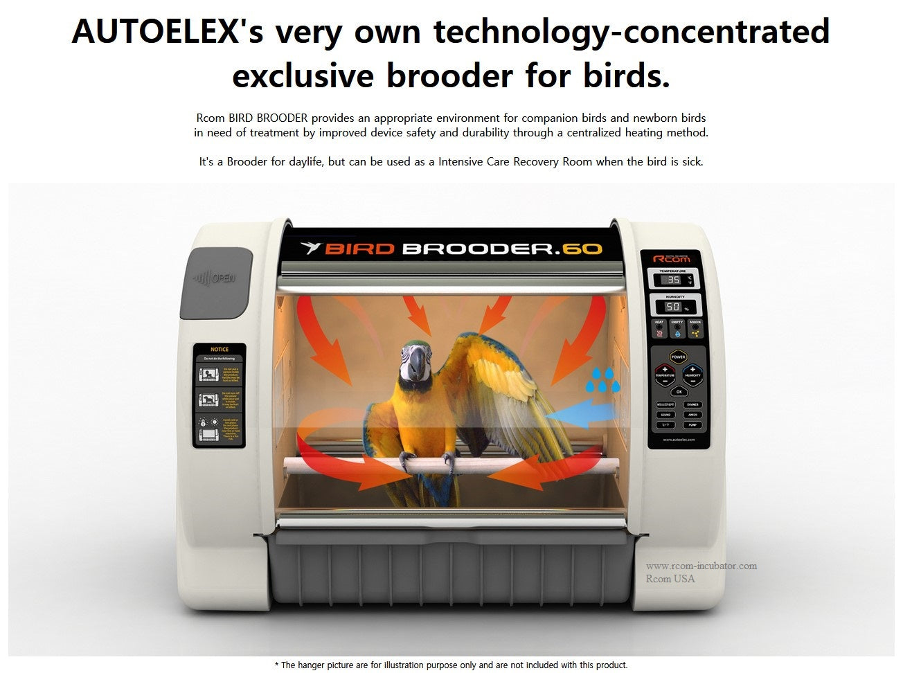 MX BS 500 N Avian Brooder – Rcom Incubators USA