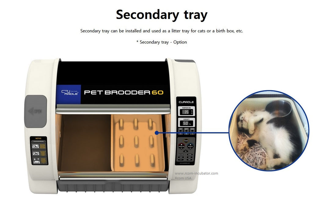 Pet Brooder 60 B60N Curadle ICU Unit – Rcom Incubators USA