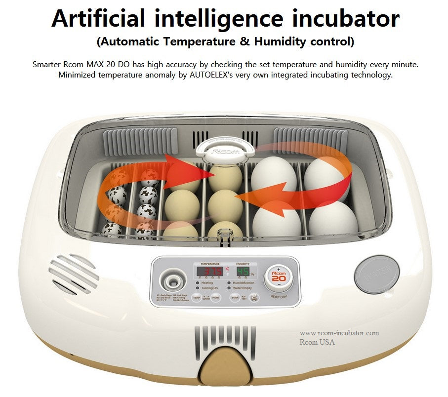 Max 20 DO Incubator – Rcom Incubators USA