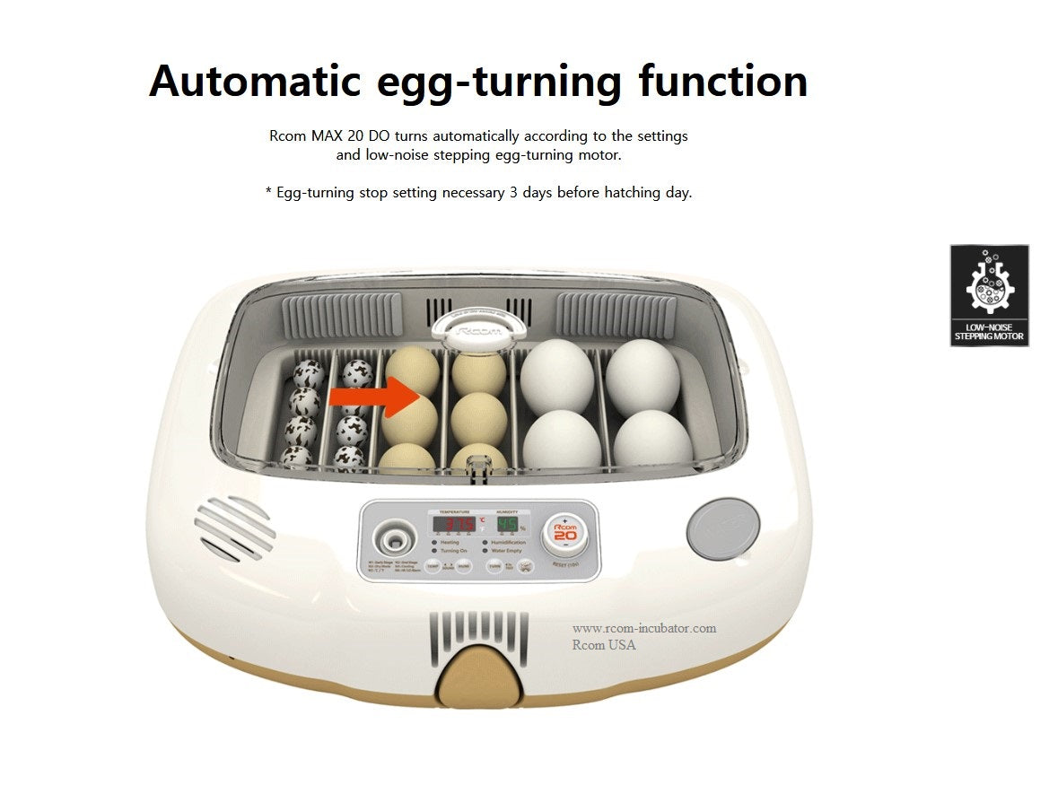 Max 20 DO Incubator – Rcom Incubators USA
