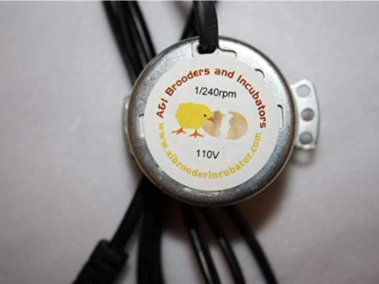 Egg Tray Turning Motor 110V 1/240 RPM w/ 2 prong plug