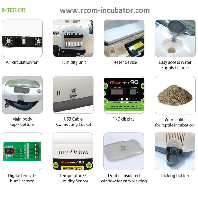 Max 90 Juragon Reptile Incubator – Rcom Incubators USA
