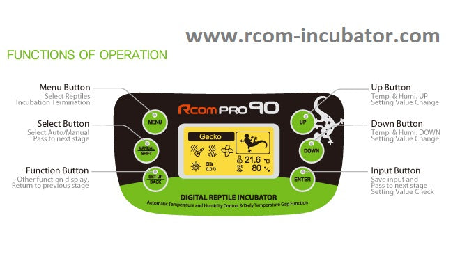 Pro 90 Juragon Reptile Incubator – Rcom Incubators USA